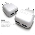 [1204190]핸드폰충전기 템플러 USB 2PORT /